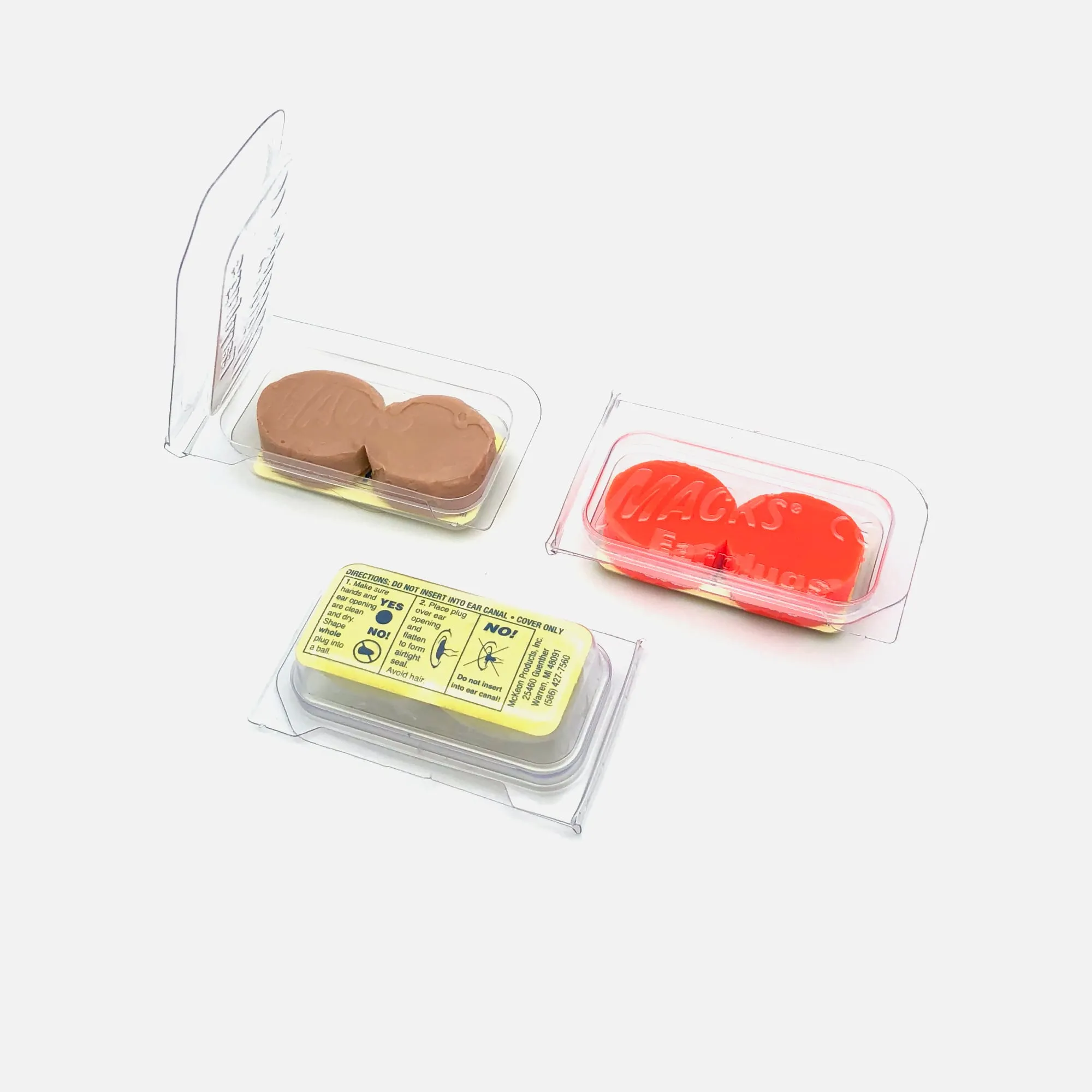 Mack's Pillow Soft Silicone Putty Earplugs, 1 Pair Trial Pack