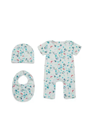 Magic Farm allover cotton newborn set