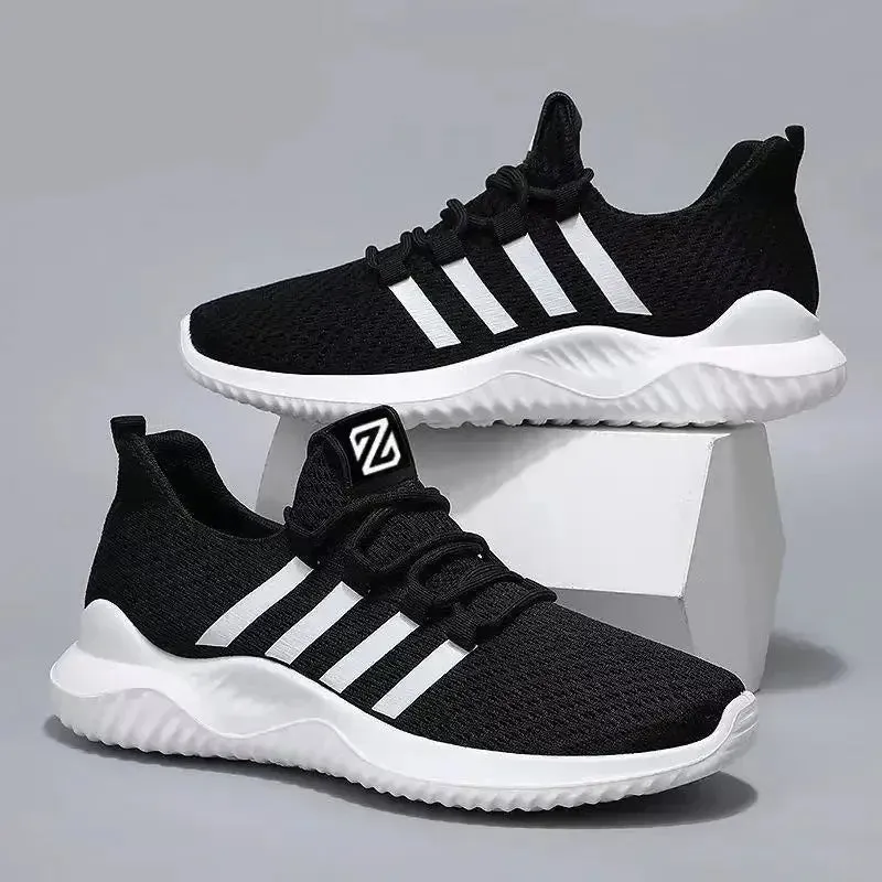 Man White Running Tennis Shoe Comfortable Outdoor Sports Shoes for Men Casual Shoes Tenis Masculino Men Sneakers Mesh Breathable
