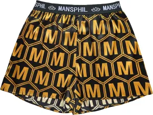 MANSPHIL Silk Boxer Shorts for Men, Grade 6A 100% Mulberry Silk