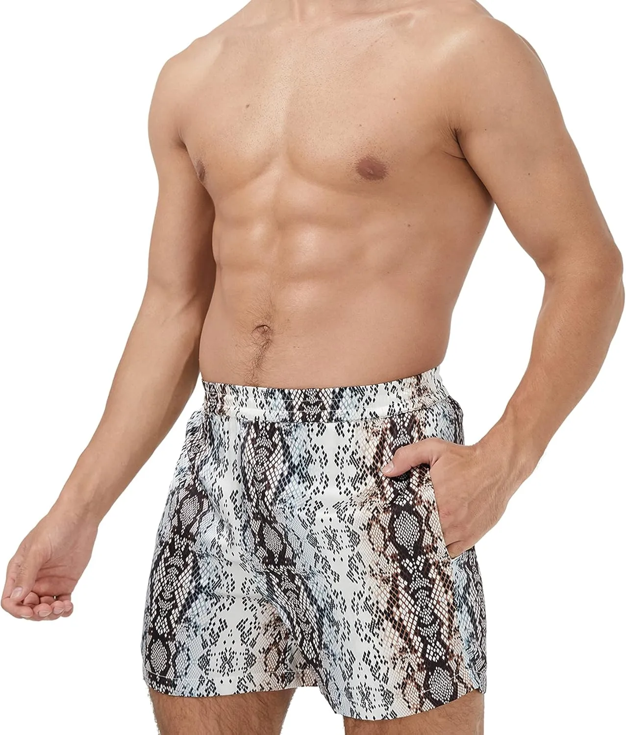 MANSPHIL Silk Boxer Shorts for Men, Grade 6A 100% Mulberry Silk