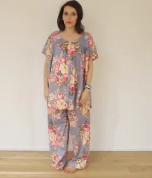 Maternity 2 Piece Pajama Set - Maternity Sleepwear