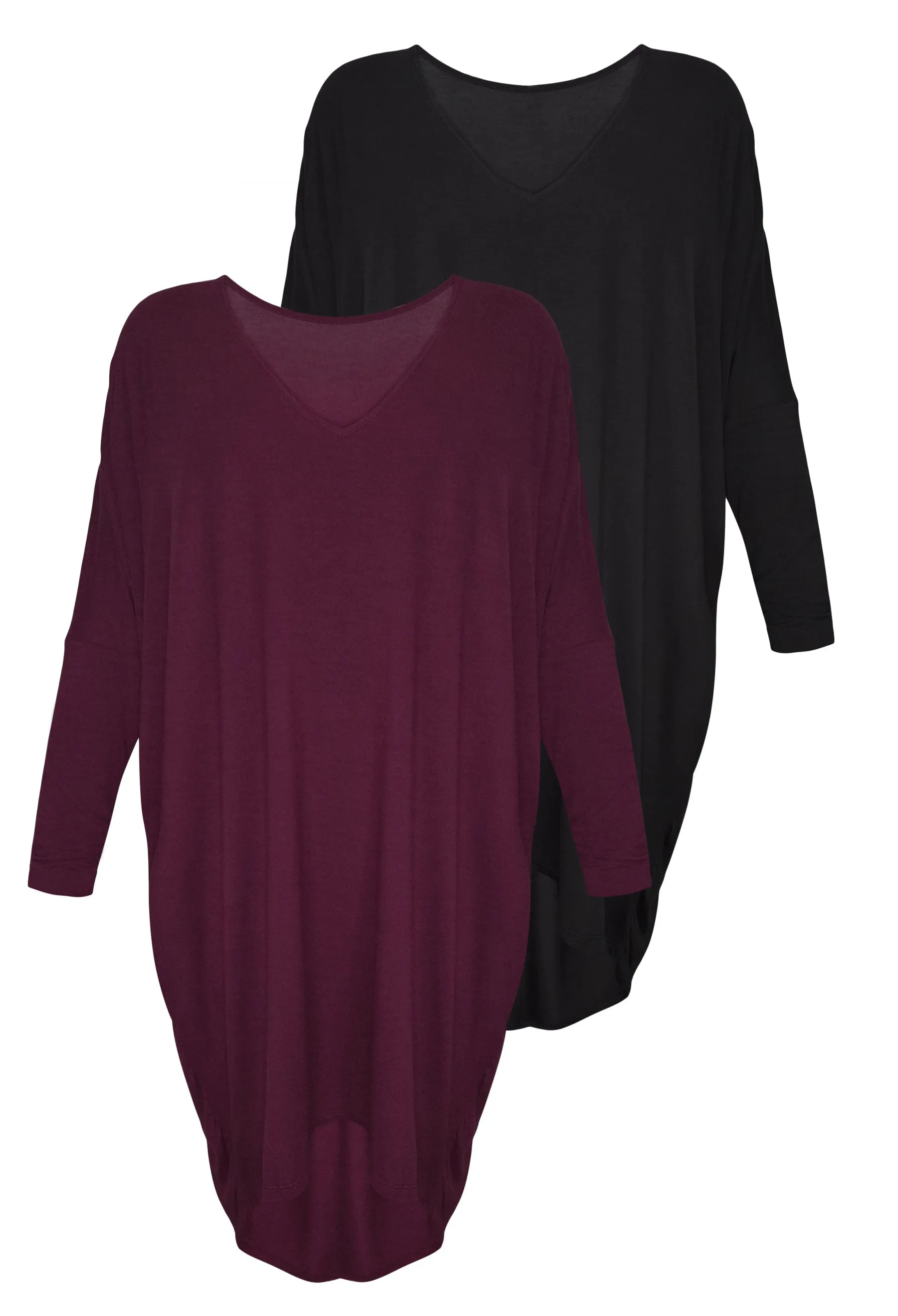 Maternity Bamboo Night Dress - 2 Pack
