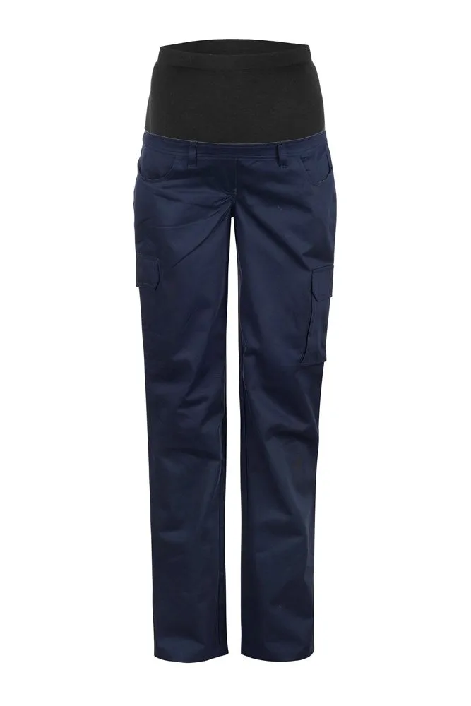 Maternity Cargo Cotton Drill Trouser