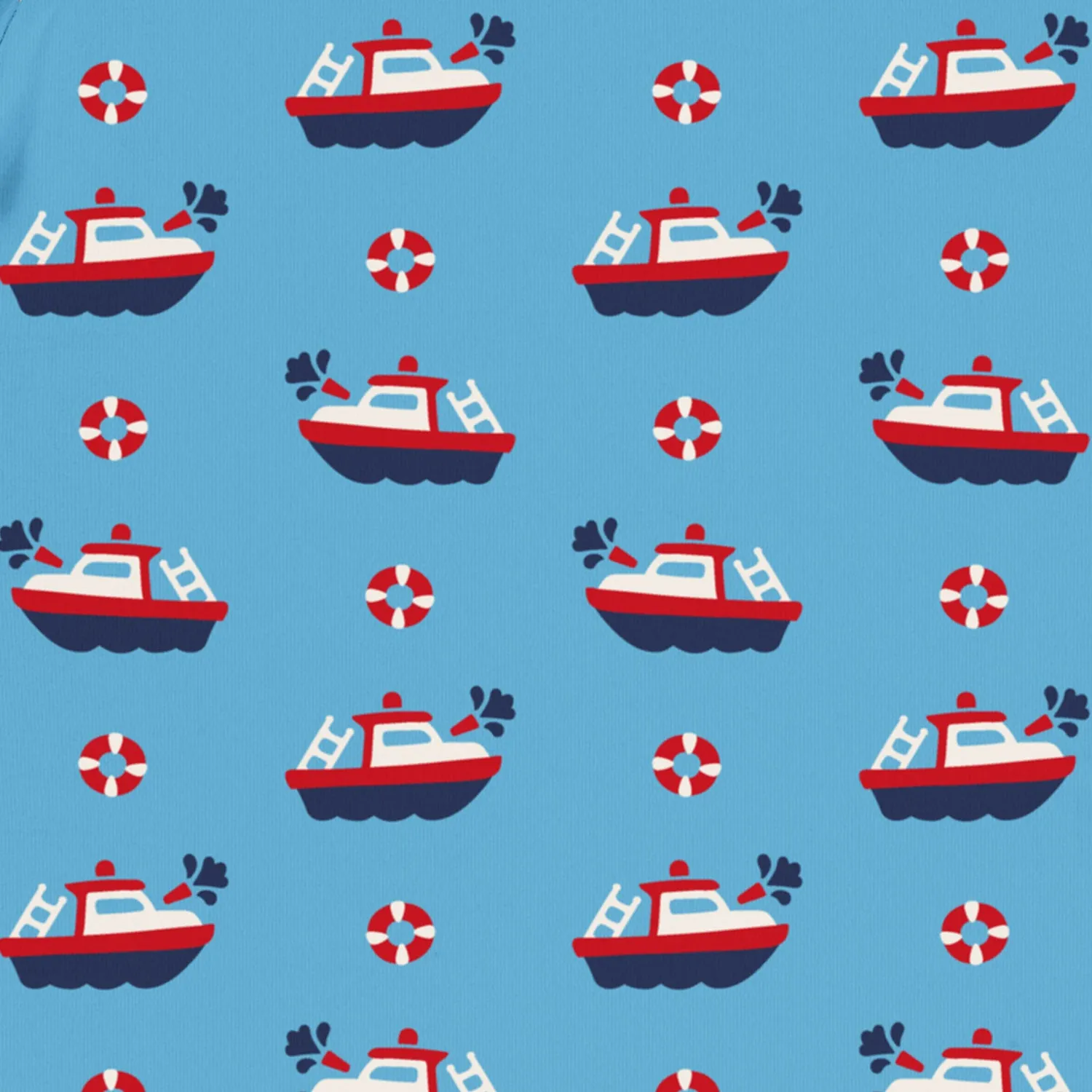 Maxomorra Fireboat Short Sleeve Pyjamas