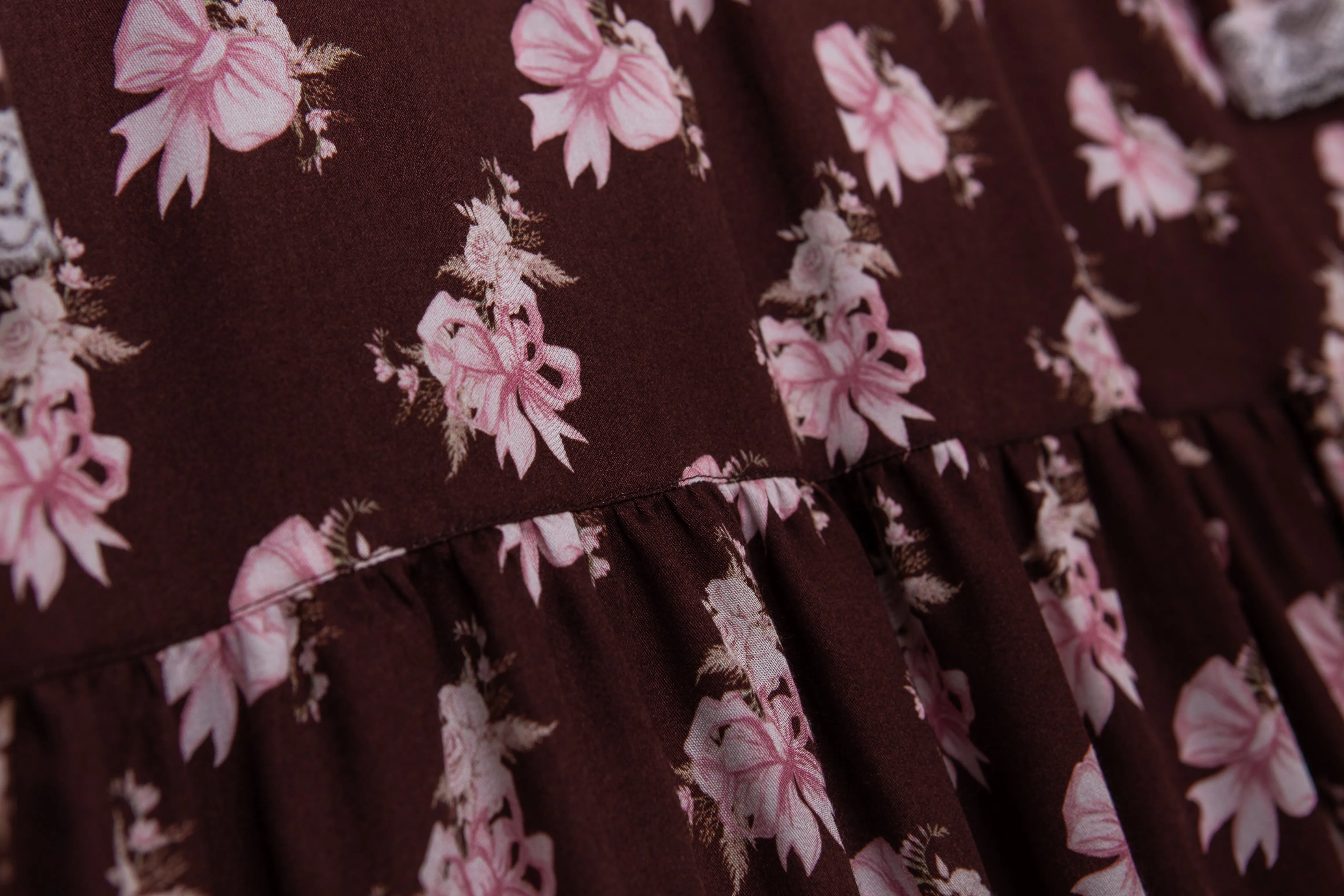 MELANY WOMEN’S PYJAMA BURGUNDY