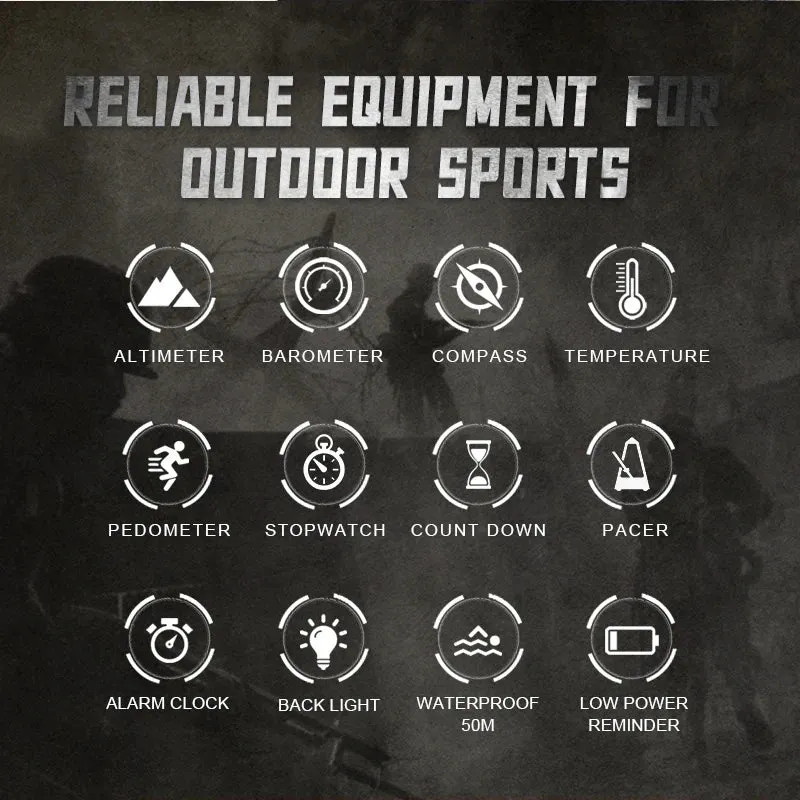 Men Digital Watch Outdoor Sports Running Swimming Outdoor