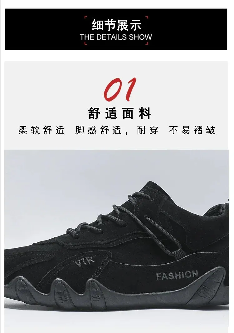 Men Shoes Casual Formal Office Shoes Breathable Non Slip Work Shoes Male Fashion Sneakers Outdoor Walking Flats Skate Sneakers