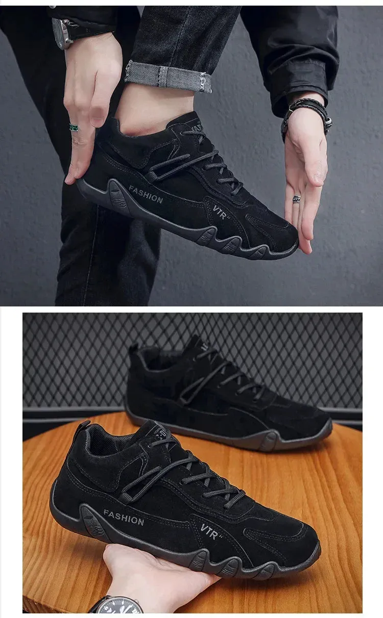 Men Shoes Casual Formal Office Shoes Breathable Non Slip Work Shoes Male Fashion Sneakers Outdoor Walking Flats Skate Sneakers