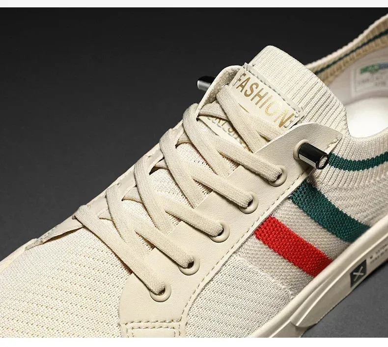 Men Sneakers Branded Casual Loafers Light BreathableMesh Lightweight Flats Shoes Tenis Masculino 2023 Fashion Male Stylish Shoes
