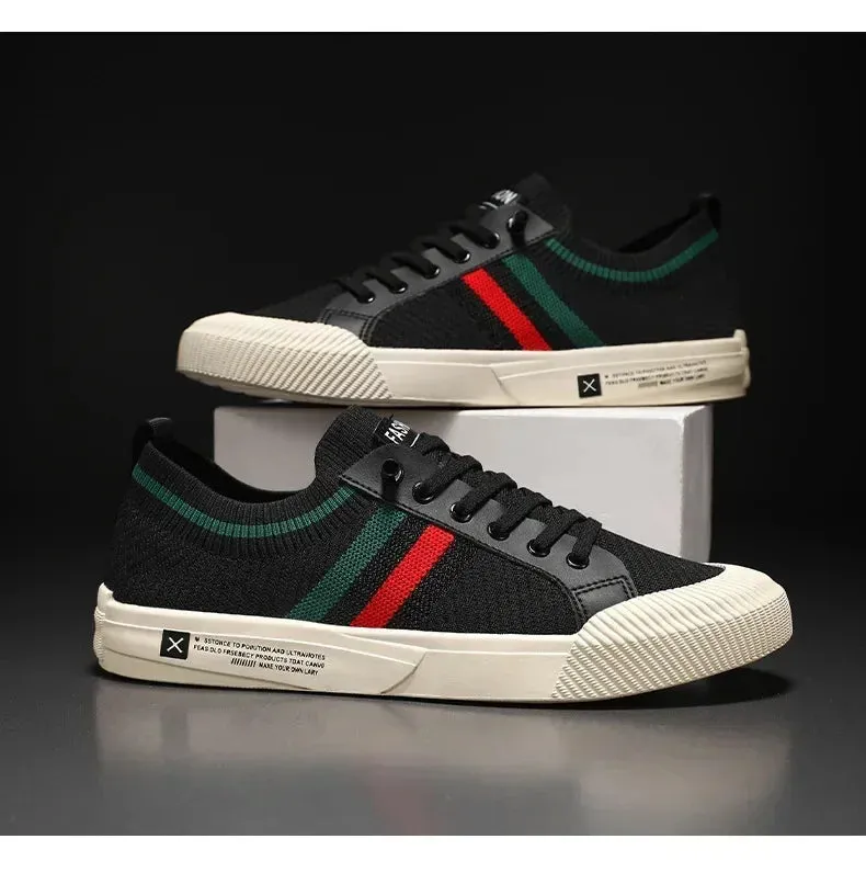 Men Sneakers Branded Casual Loafers Light BreathableMesh Lightweight Flats Shoes Tenis Masculino 2023 Fashion Male Stylish Shoes