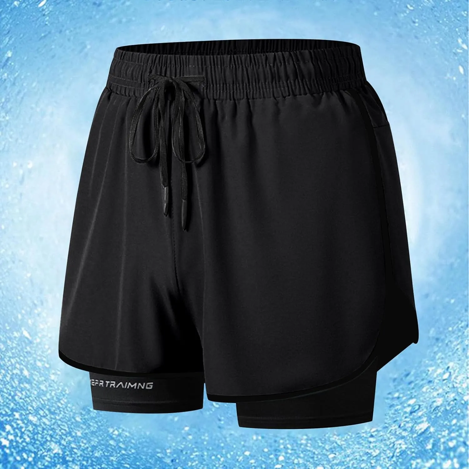 Mens Athletic Shorts 3 Inch Inseam with Liner Quick Dry Running Gear Lightweight Breathable Back Zipper Pocket 2025 Fashion