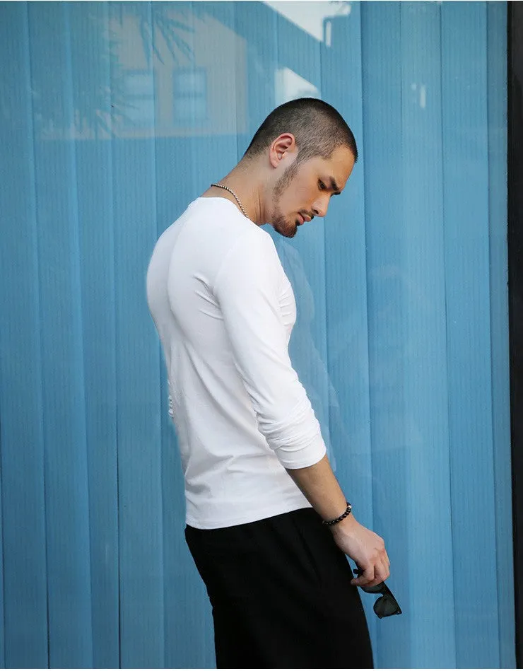 Men's Autumn/Spring O-Neck T-Shirt