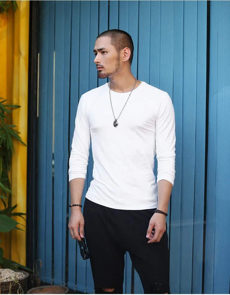 Men's Autumn/Spring O-Neck T-Shirt