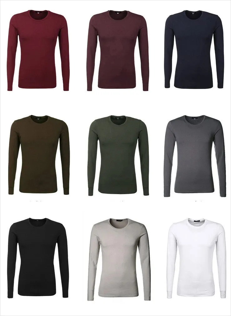 Men's Autumn/Spring O-Neck T-Shirt