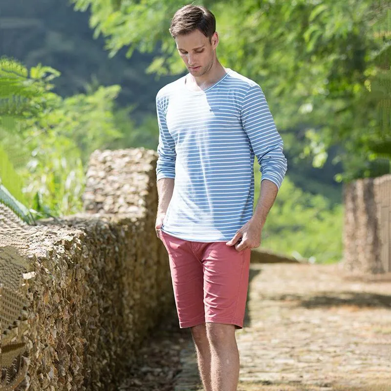 Men's Autumn/Winter Casual Cotton Long Sleeved T-Shirt