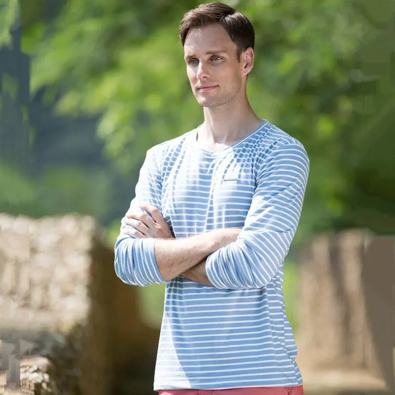 Men's Autumn/Winter Casual Cotton Long Sleeved T-Shirt