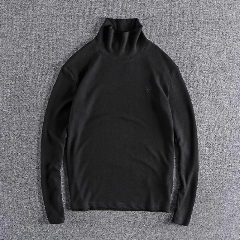 Men's Autumn/Winter Long Sleeved T-Shirt | Men's Turtleneck