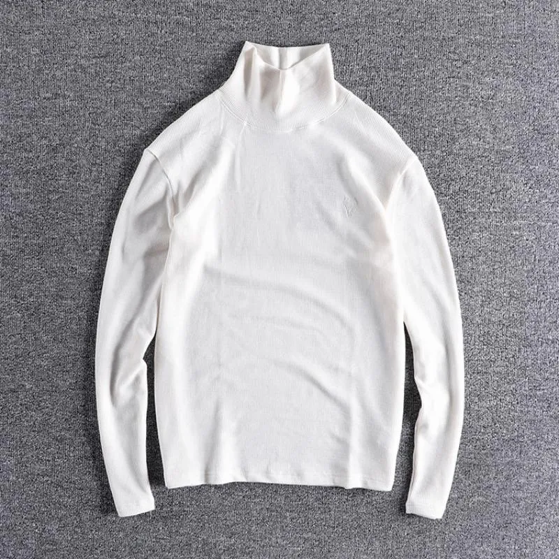 Men's Autumn/Winter Long Sleeved T-Shirt | Men's Turtleneck