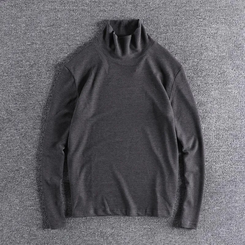 Men's Autumn/Winter Long Sleeved T-Shirt | Men's Turtleneck