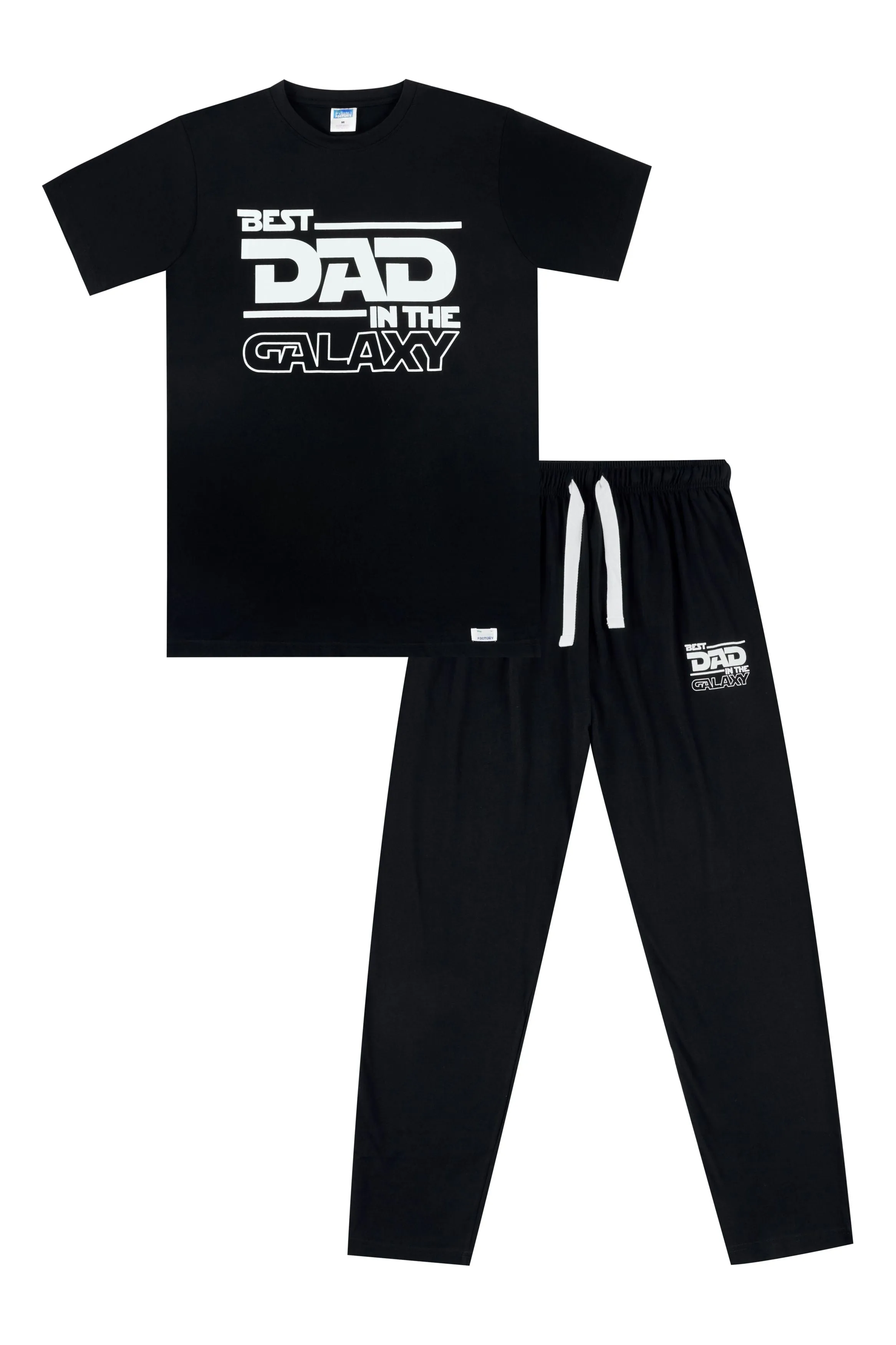Mens 'Best Dad In The Galaxy' Long Pyjamas Fathers Day