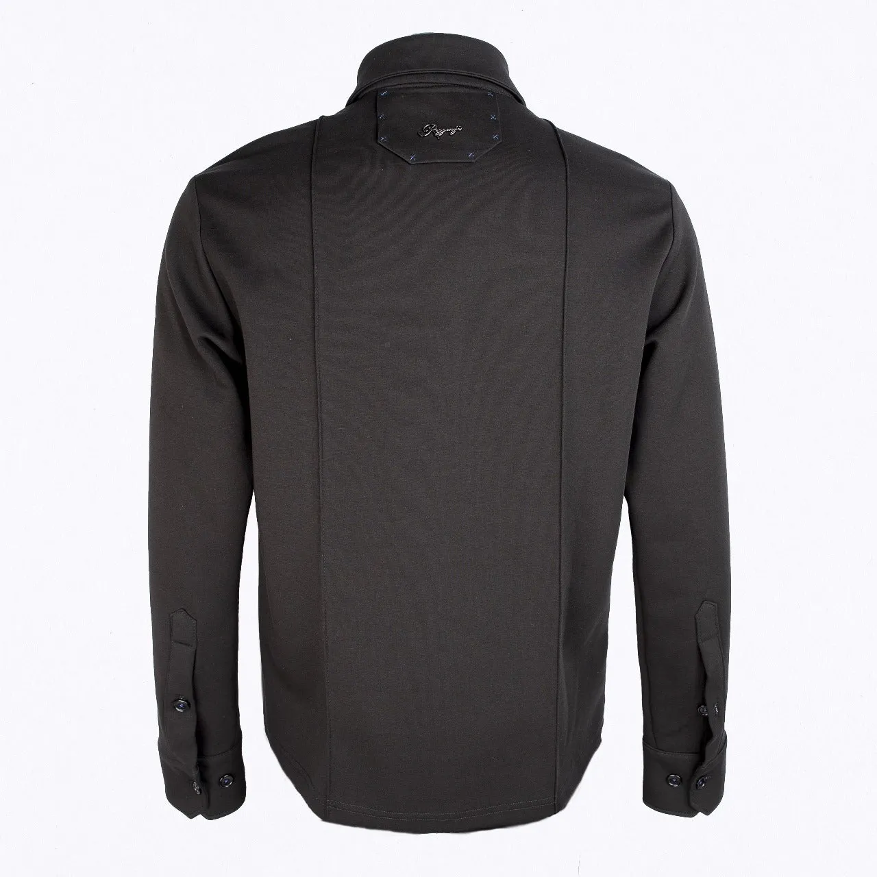 Men's Black Tricot Cotton Outfit