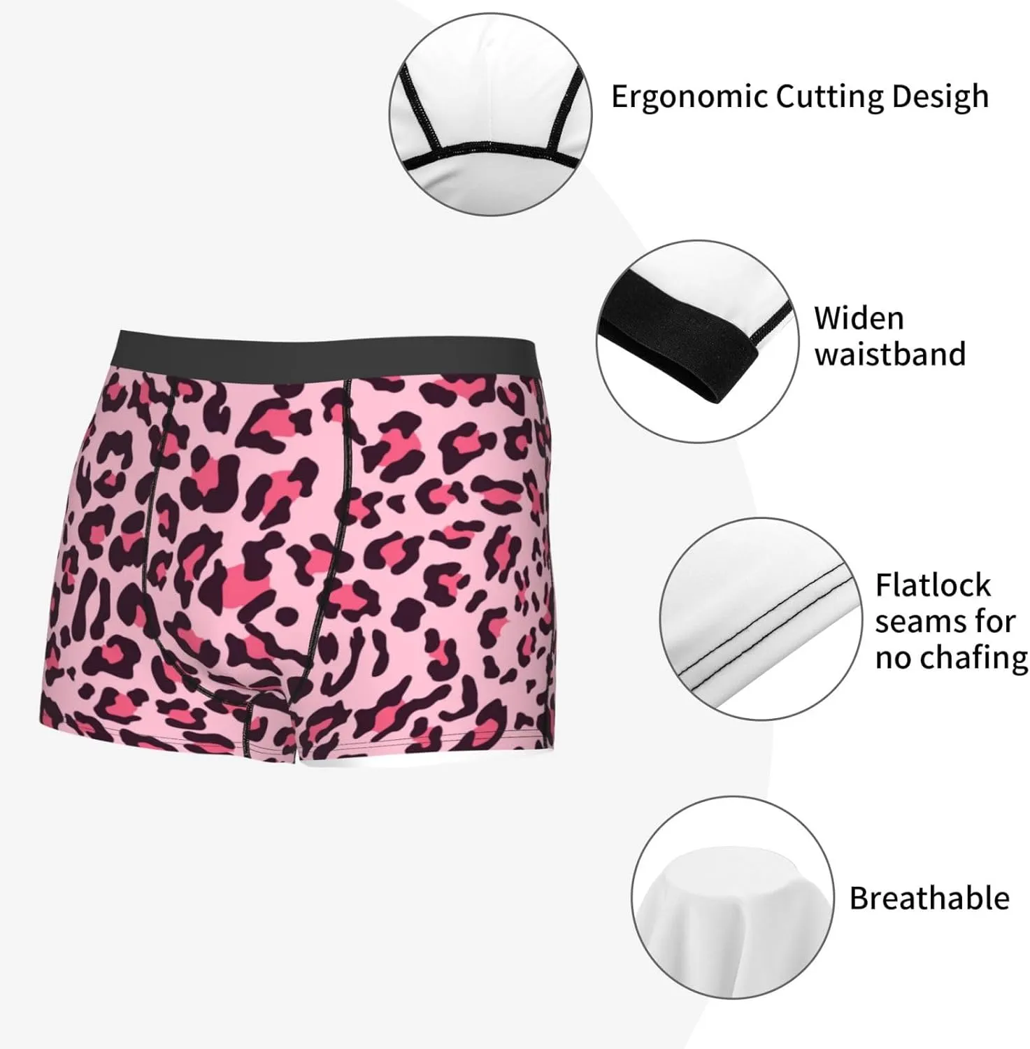 Men's Boxer Brief Underwear Cool Comfort Breathable Underwear