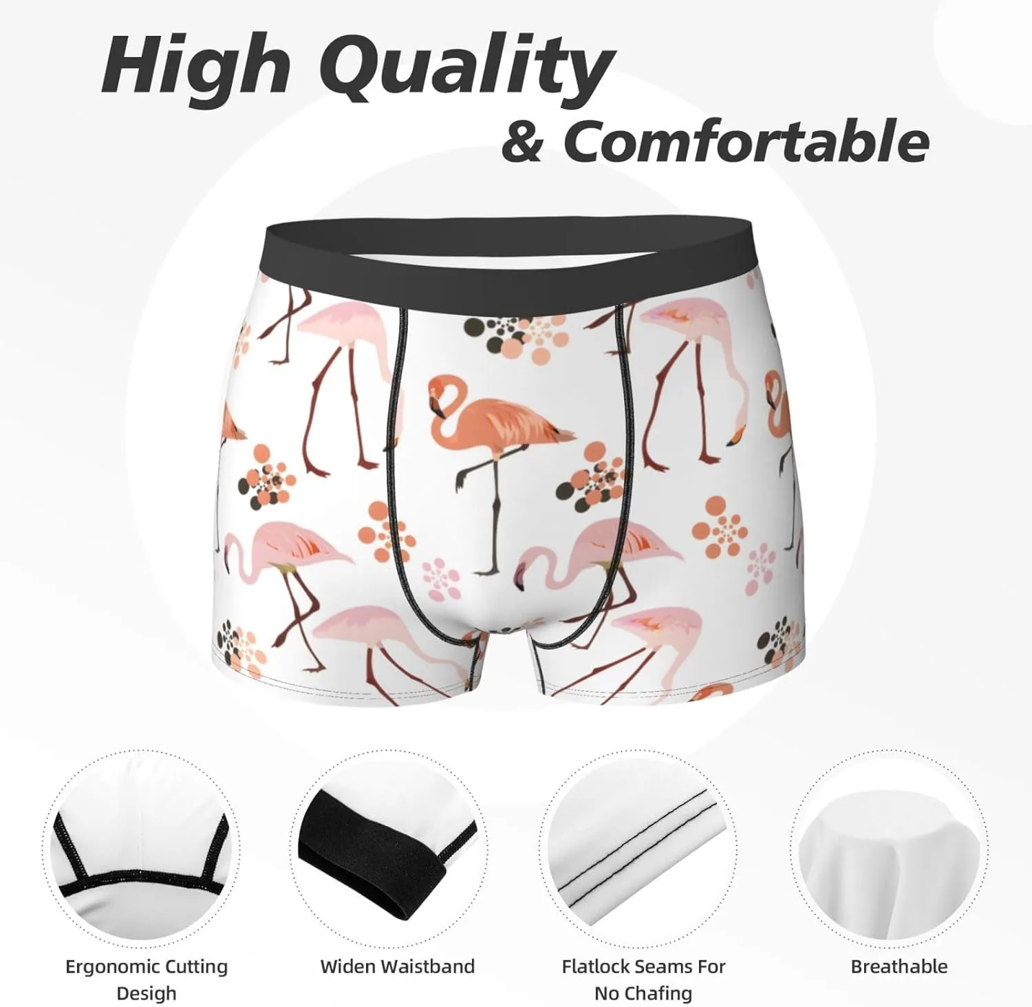 Men's Boxer Briefs Breathable Men's Underwear Boxer Briefs