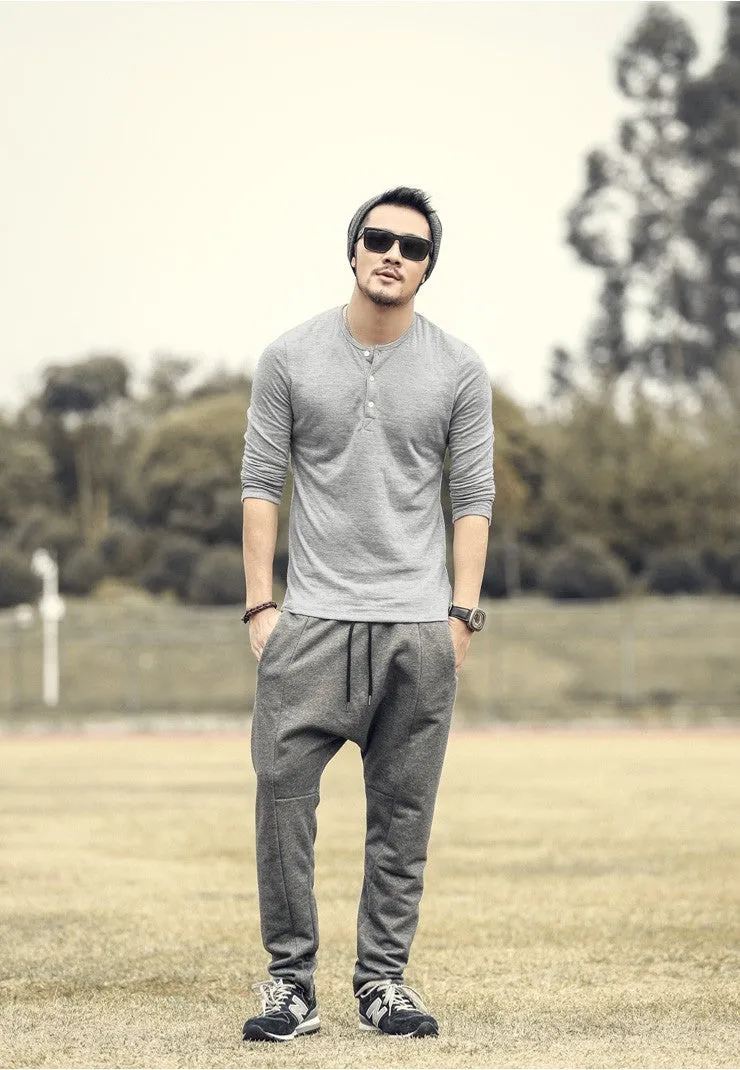 Men's Casual Long Sleeve T-Shirt