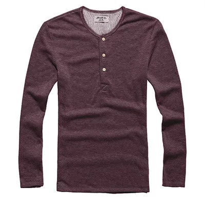 Men's Casual Long Sleeve T-Shirt