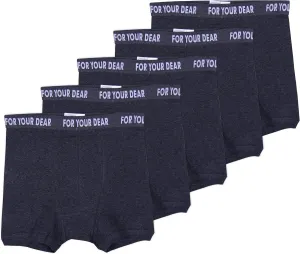 Men's Cotton Boxer Briefs 5 Pack, Cotton Breathable Underwear Boxer Briefs