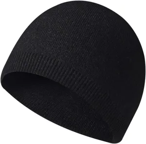 Men's Cuffed Beanie Hat Thick Knitted Winter Hat Acrylic Warm Stocking Skull Caps Warm Knitted Hats Cold Weather