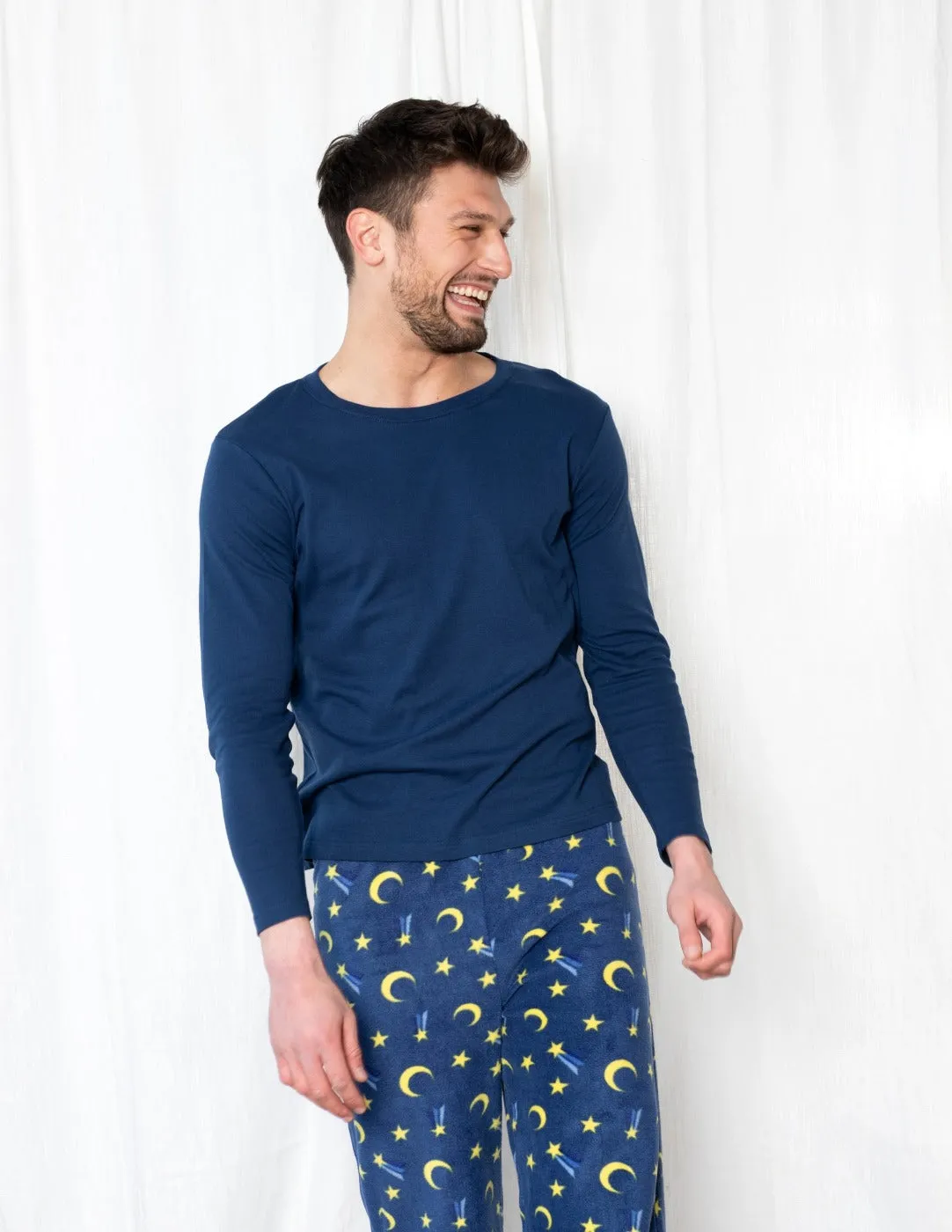 Men's Fleece Print Set