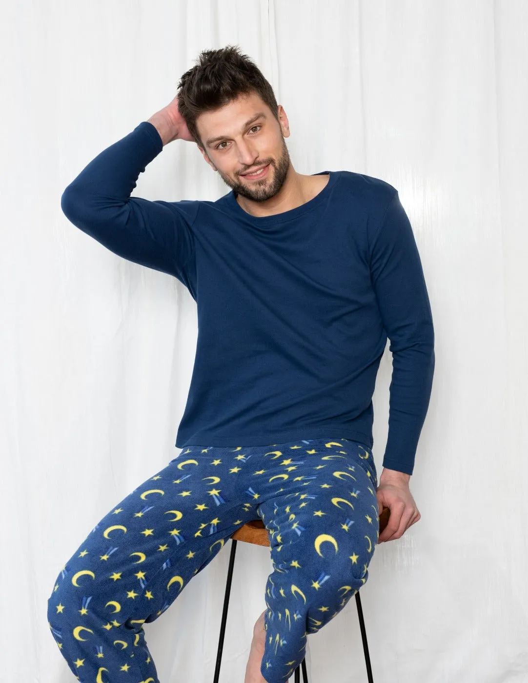 Men's Fleece Print Set