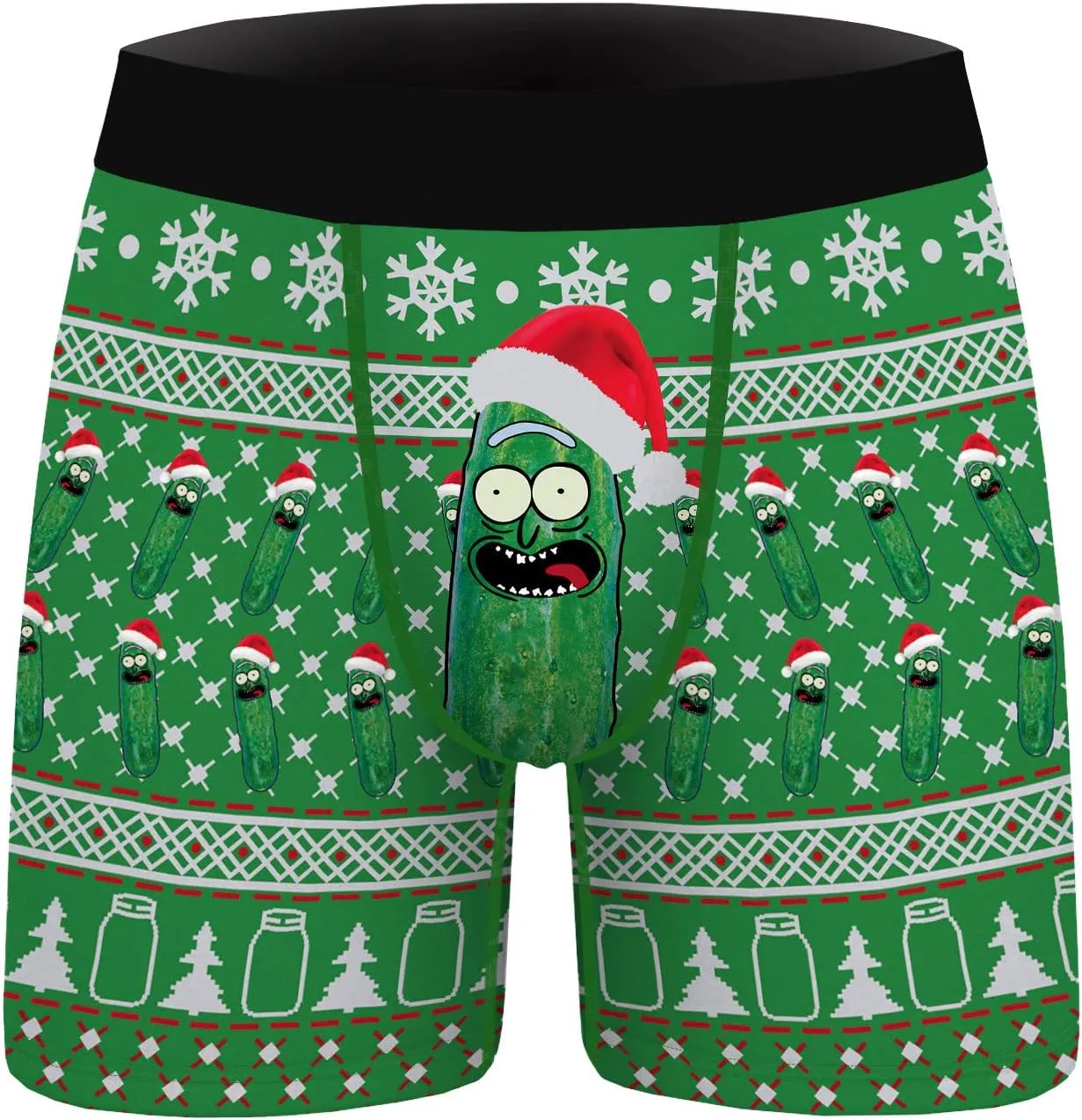 Men's Funny Christmas Underwear Gifts Breathable Boxer Briefs