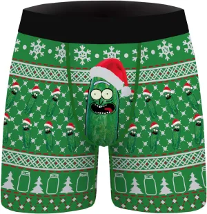 Men's Funny Christmas Underwear Gifts Breathable Boxer Briefs