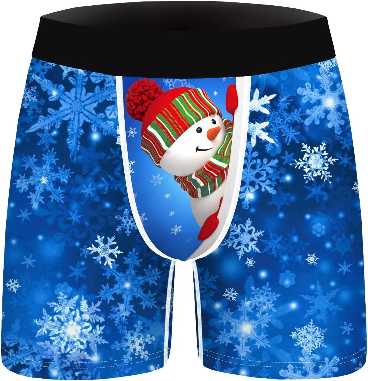 Men's Funny Christmas Underwear Gifts Breathable Boxer Briefs