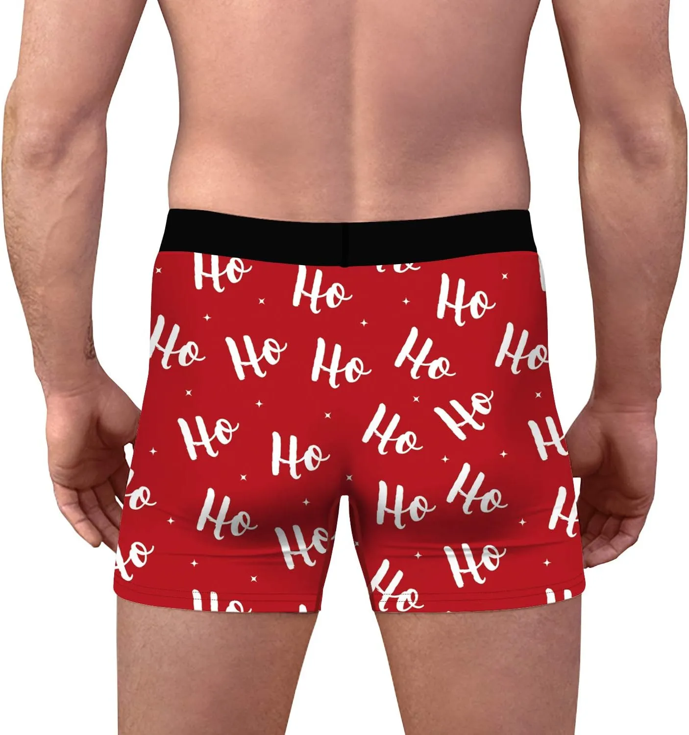 Men's Funny Christmas Underwear Gifts Breathable Boxer Briefs