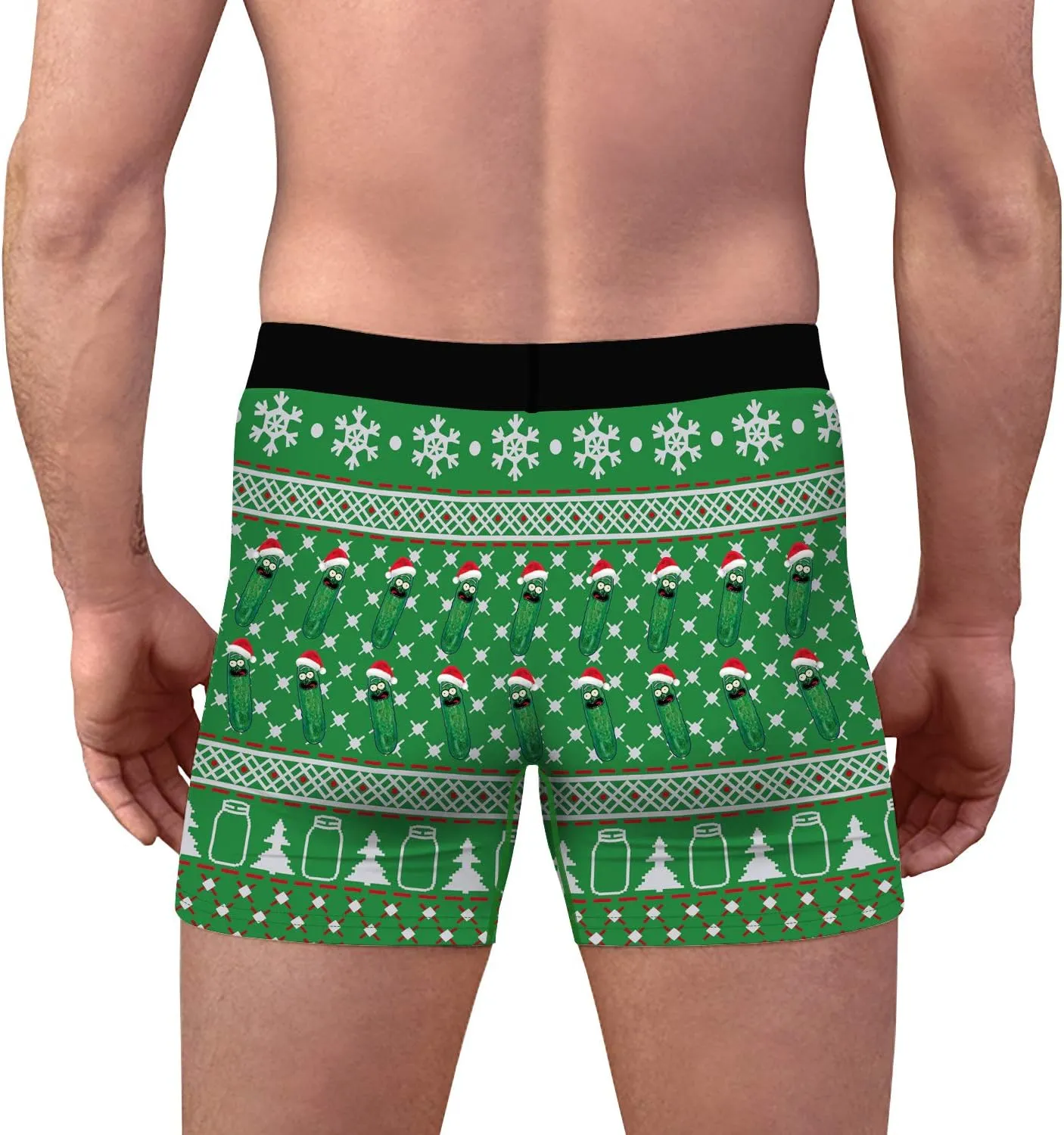 Men's Funny Christmas Underwear Gifts Breathable Boxer Briefs