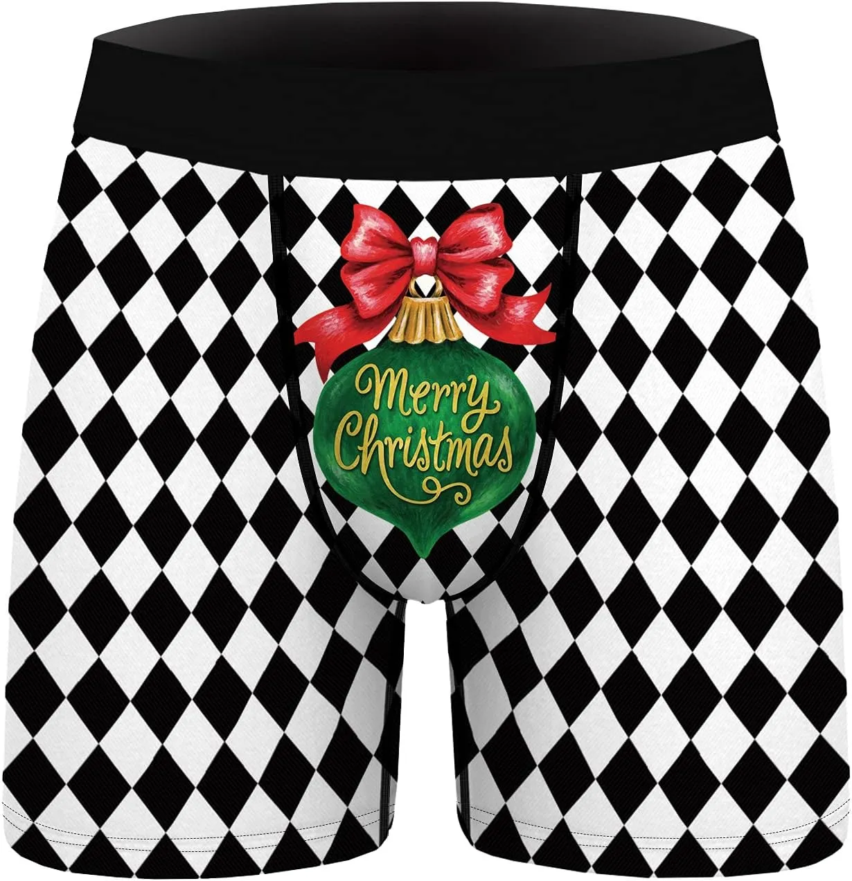 Men's Funny Christmas Underwear Gifts Breathable Boxer Briefs