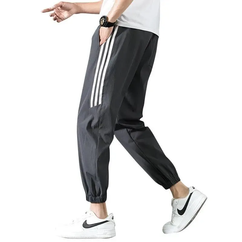 Men's ice silk sweatpants