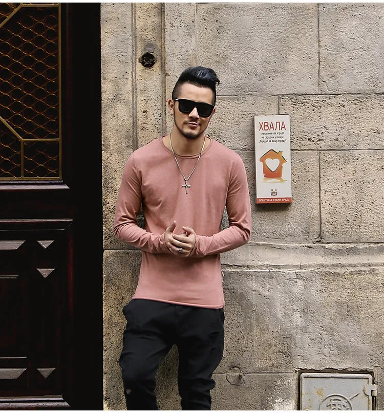Men's Long Sleeved Autumn T-Shirt