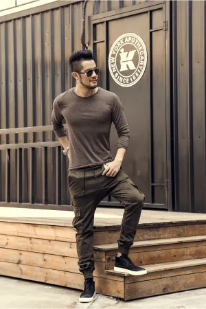 Men's Long Sleeved Autumn T-Shirt