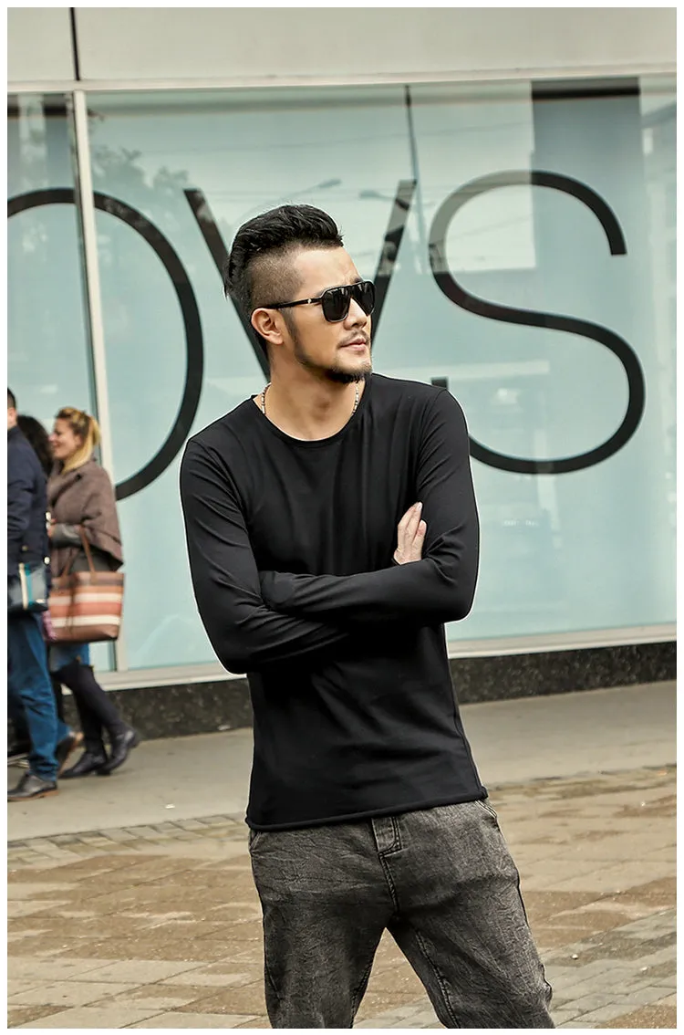 Men's Long Sleeved Autumn T-Shirt