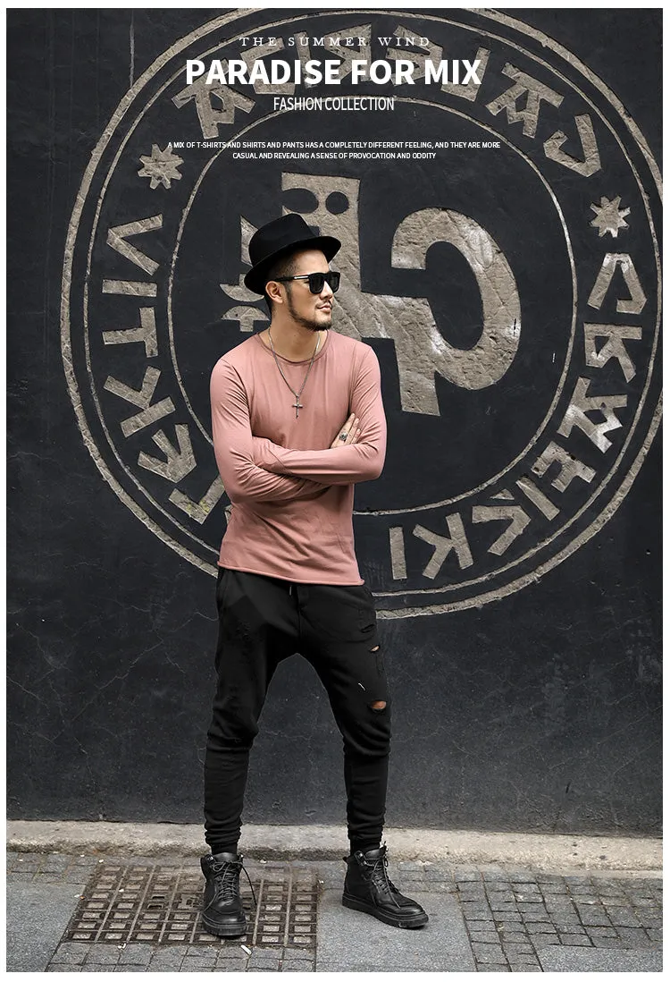 Men's Long Sleeved Autumn T-Shirt