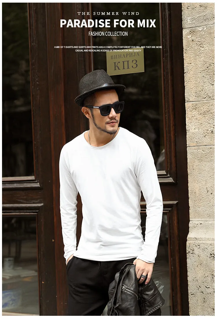 Men's Long Sleeved Autumn T-Shirt