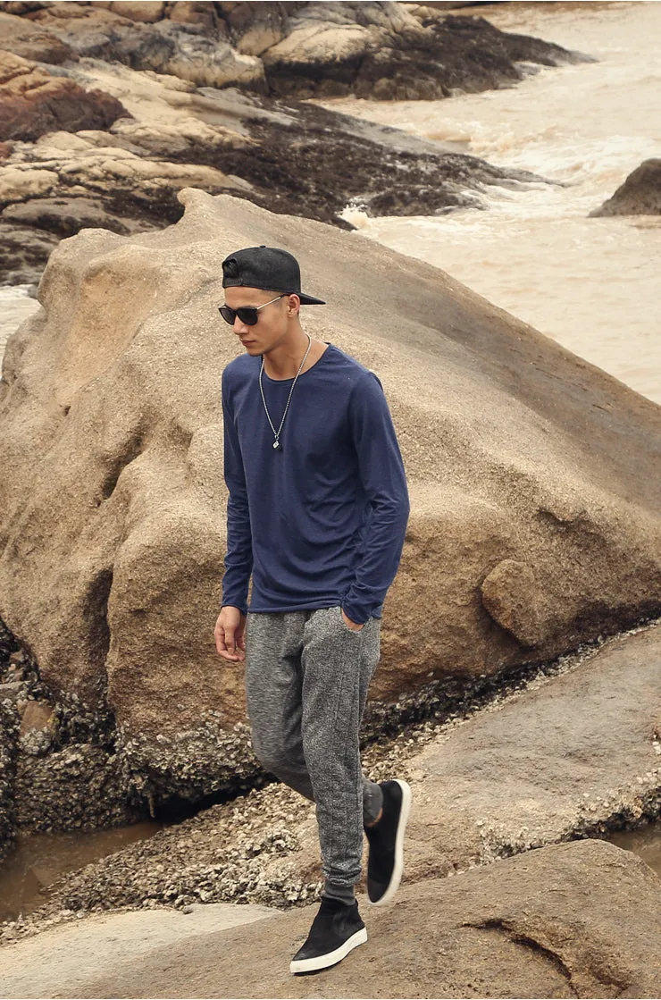Men's Long Sleeved Autumn T-Shirt