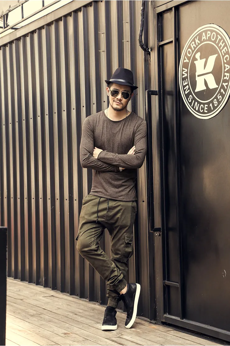 Men's Long Sleeved Autumn T-Shirt