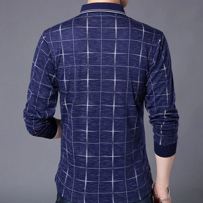 Men's Long Sleeved Polo Shirt