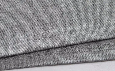 Men's Long Sleeved Solid Polo Shirt